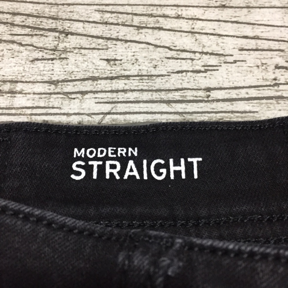 Liverpool Modern Straight Jeans Men’s 35x30 Black Denim Stretch - Picture 10 of 11